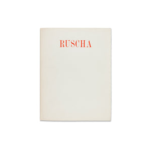 Front cover of Edward Ruscha 1970 rare book published by Galerie Alexandre Iola