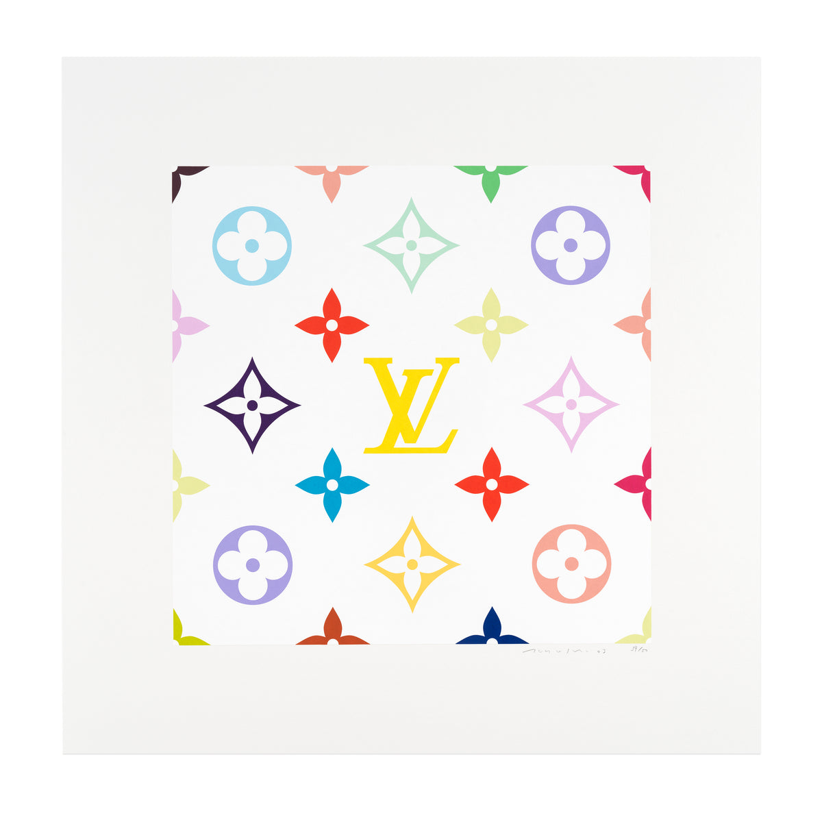 洋楽 Takashi Murakami's superflat collection Takashi Murakami - Multicolor Super Flat Flowers – Perrotin