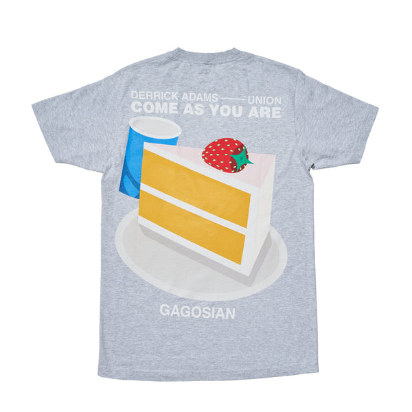 Back of the gray Derrick Adams × Union: Show Tee