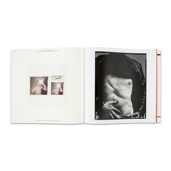 Interior spread of Avedon Warhol book
