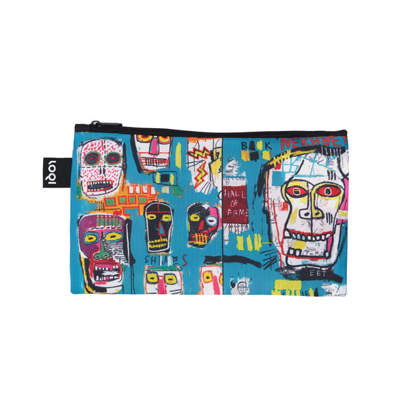 Jean-Michel Basquiat small zip pouch 