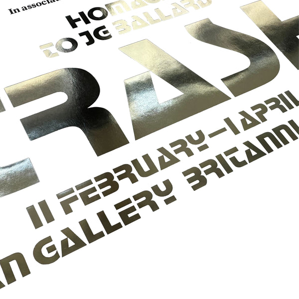 Detail of Crash (Roy Lichtenstein) poster
