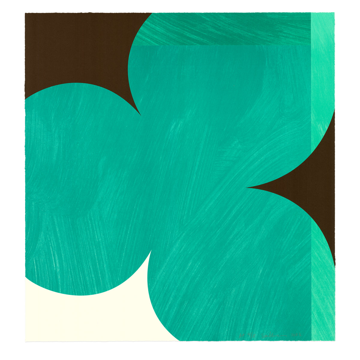 Sarah Crowner: Untitled (Green Clovers) Print | Gagosian Shop