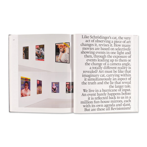 Interior spread of Revisionist Art: Thirty Works by Bob Dylan book