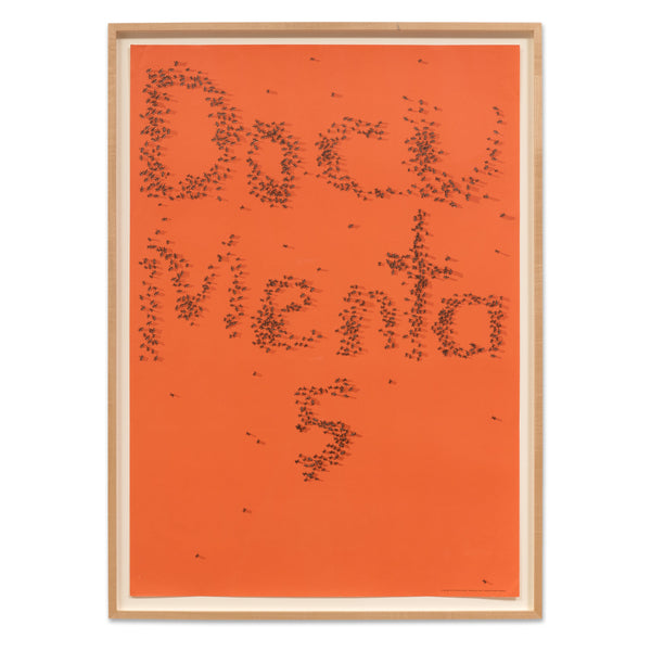 Ed Ruscha 1972 vintage poster in frame,  printed in conjunction with Documenta 5