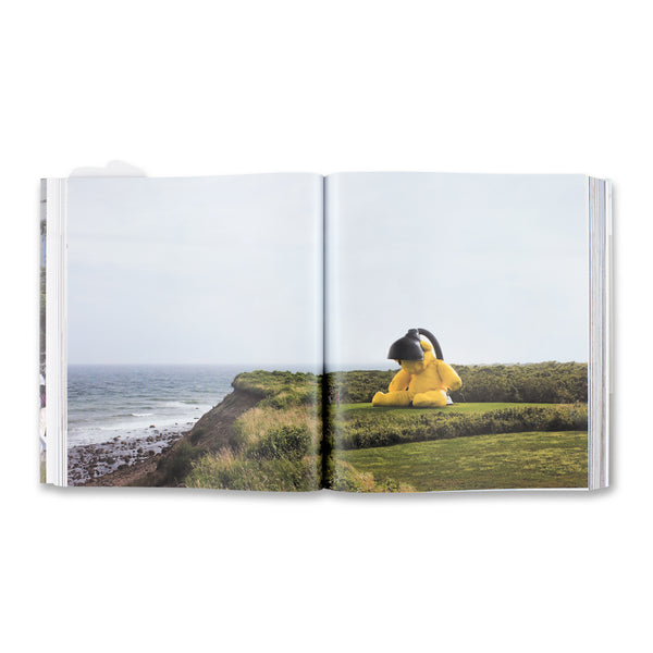 Interior spread of the Urs Fischer: Monumental Sculpture monograph