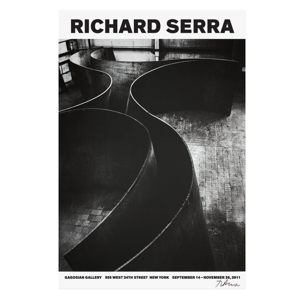 Richard Serra: Junction / Cycle poster signed by the artist