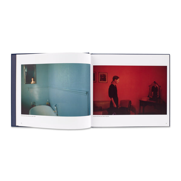 Interior spread of the book Nan Goldin: The Ballad of Sexual Dependency