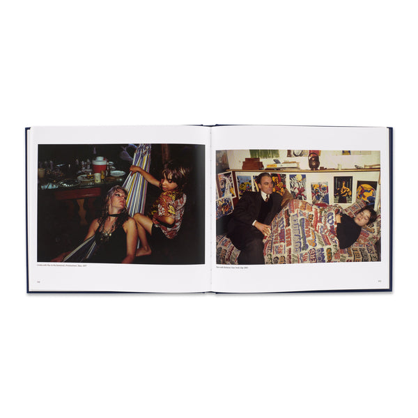Interior spread of the book Nan Goldin: The Ballad of Sexual Dependency