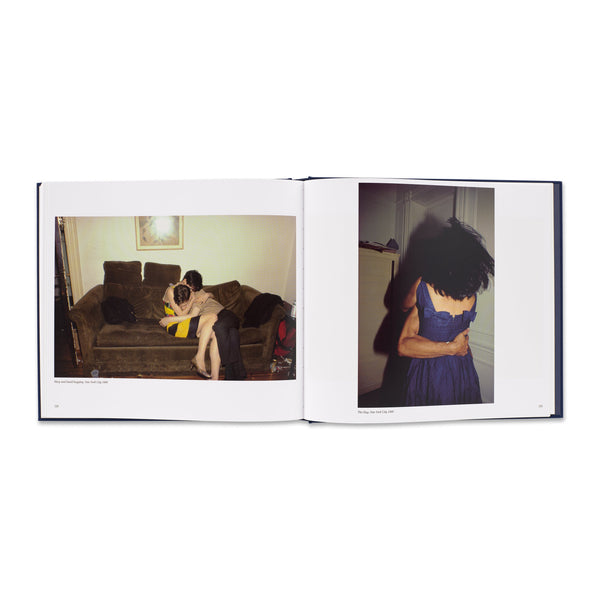 Interior spread of the book Nan Goldin: The Ballad of Sexual Dependency