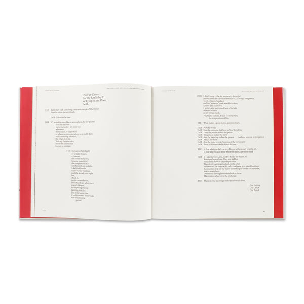 Interior spread of the book Words Are All We Have: Paintings by Jean-Michel Basquiat