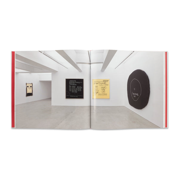 Interior spread of the book Words Are All We Have: Paintings by Jean-Michel Basquiat