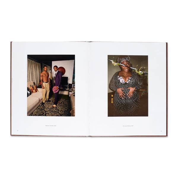 Interior spread of Deana Lawson book