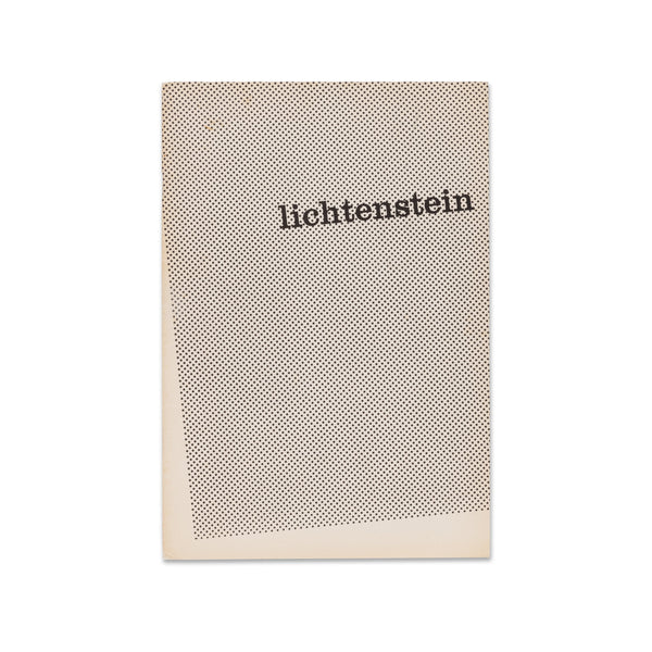 Cover of Roy Lichtenstein Galerie Ileana Sonnabend 1965 Catalogue