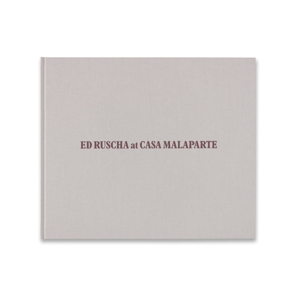 Front cover of Ed Ruscha at Casa Malaparte book