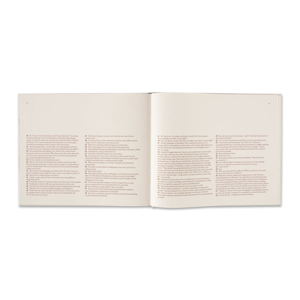 Interior spread of Ed Ruscha at Casa Malaparte book