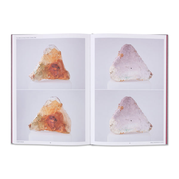 Interior spread of the book Albert Oehlen: “Big paintings by me with small paintings by others”