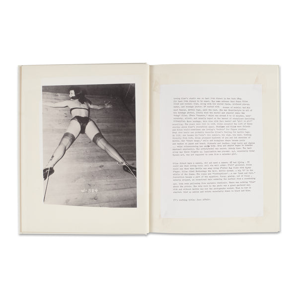 Interior spread of the book Richard Prince: Bettie Kline