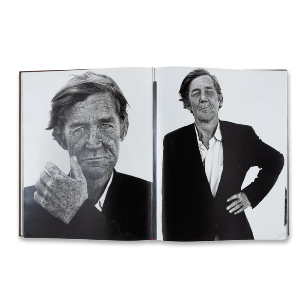 Interior spread of the rare book An Autobiography: Richard Avedon 