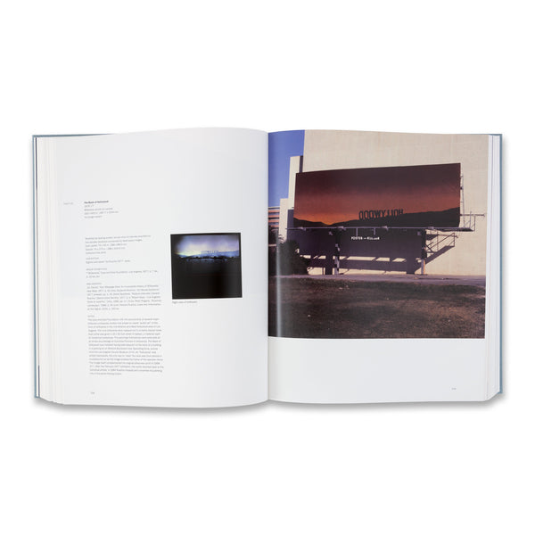Interior spread of Edward Ruscha Catalogue Raisonné of the Paintings: Volume Two, 1971–1982