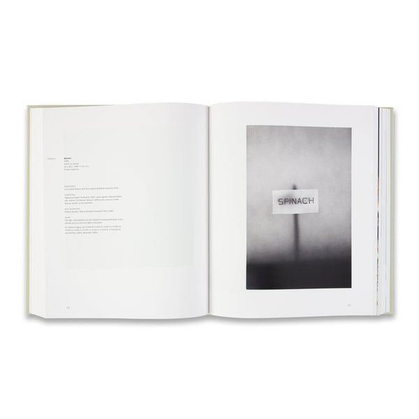 Interior spread of Edward Ruscha Catalogue Raisonné of the Paintings: Volume Four, 1988–1992