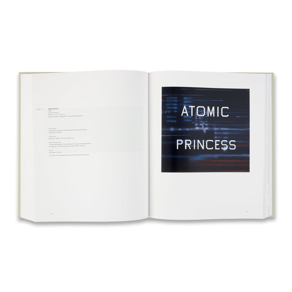 Interior spread of Edward Ruscha Catalogue Raisonné of the Paintings: Volume Four, 1988–1992