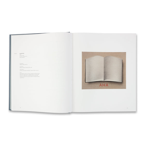 Interior spread of Edward Ruscha Catalogue Raisonné of the Paintings: Volume Seven, 2004–2011
