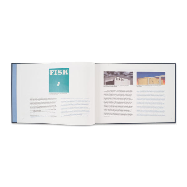 Interior spread of Ed Ruscha: Paintings 2015 book