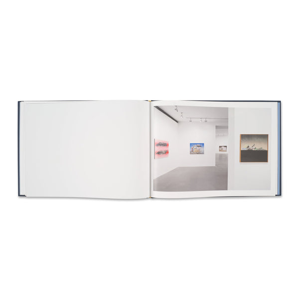 Interior spread of Ed Ruscha: Paintings 2015 book