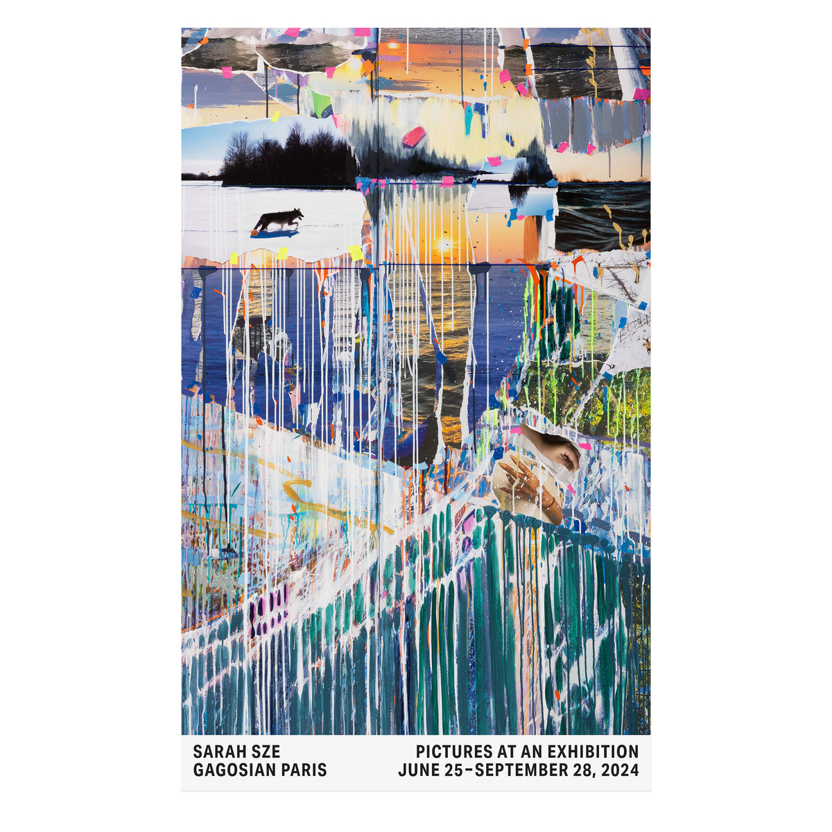 fromTOP exhibition　ポスター Sarah Sze: Pictures at an Exhibition Poster | Gagosian Shop