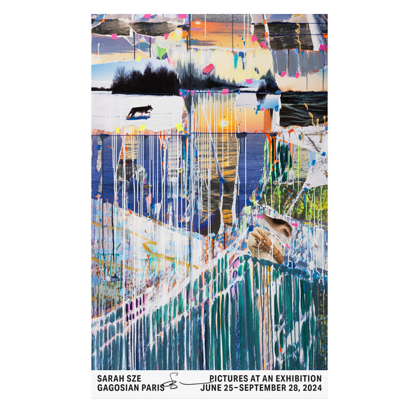 Sarah Sze: Pictures at an Exhibition poster signed by the artist