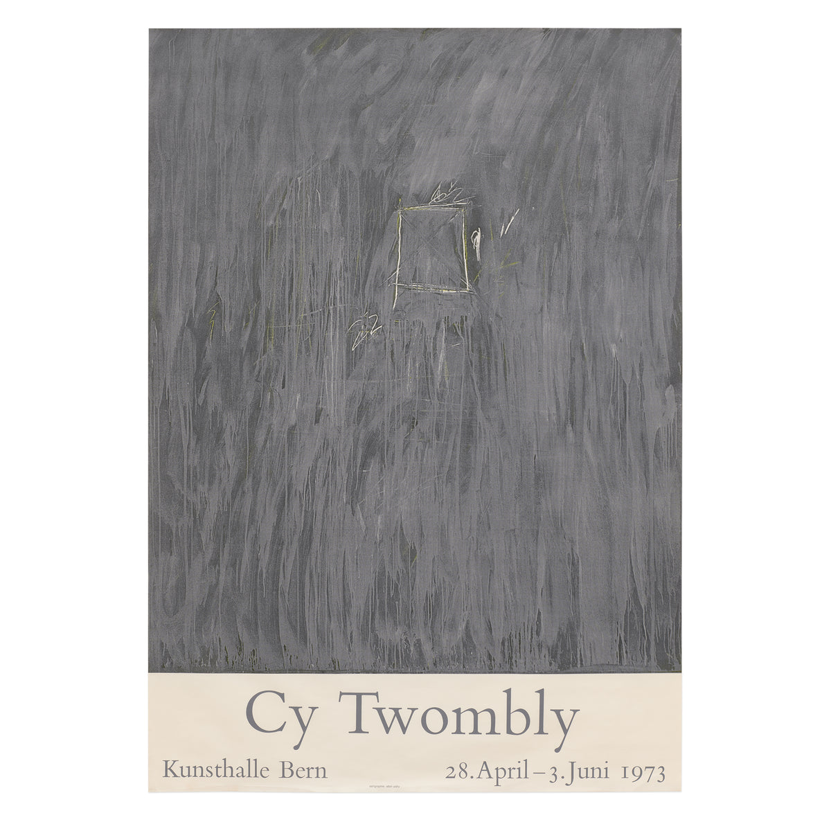 【Vintage】Cy Twombly ポスター GAGOSIAN ROME Cy Twombly Poster | Gagosian Shop