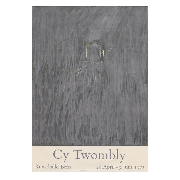 Cy Twombly vintage poster featuring Untitled (1969)