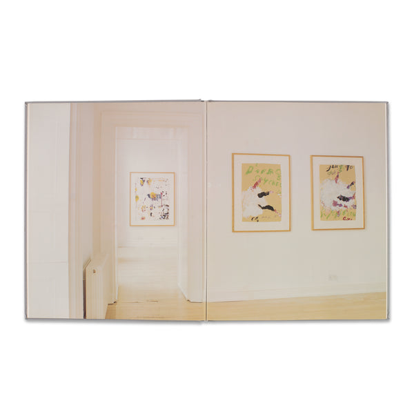 Interior spread of Cy Twombly (Inverleith House, Edinburgh) book