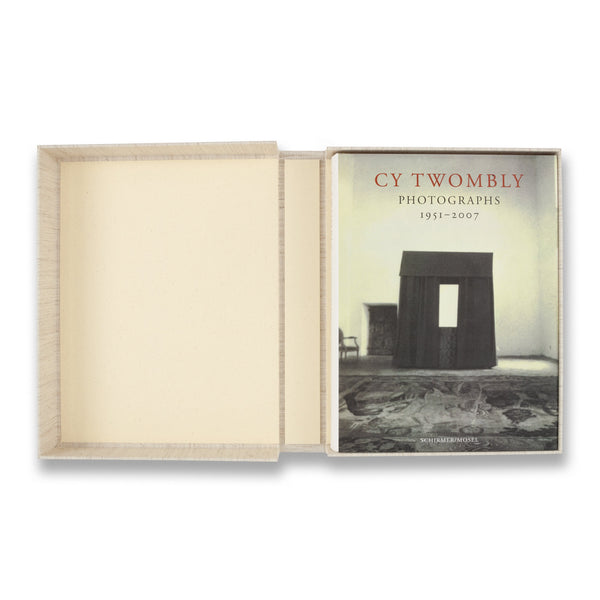 Cy Twombly: Photographs 1951–2007 rare book in clamshell box