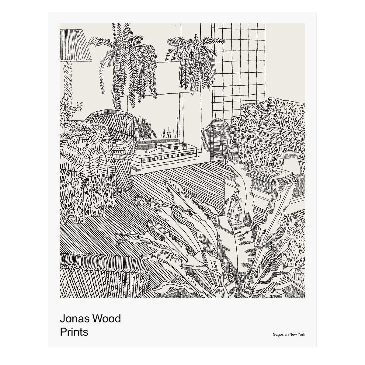 絵画 Jonas Wood Poster Jonas Wood: Prints Poster | Gagosian Shop