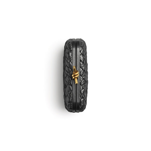 Bottega Veneta: Knot Minaudière Bag (Black)