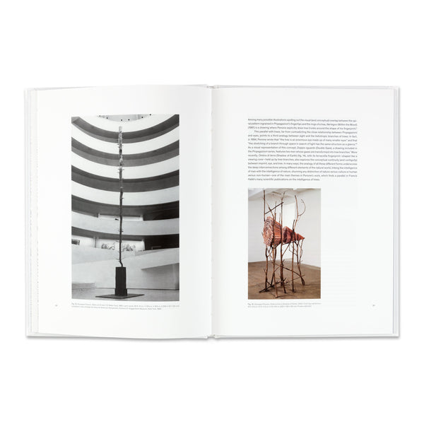 Interior spread of the book Propagazioni: Giuseppe Penone at Sèvres