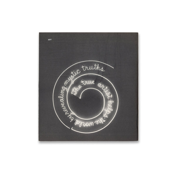 Back cover of Art Povera rare book