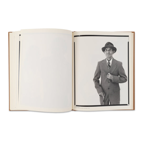 Interior spread of Richard Avedon: In the American West