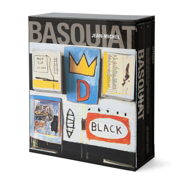 Slipcase of the Jean-Michel Basquiat catalogue raisonné