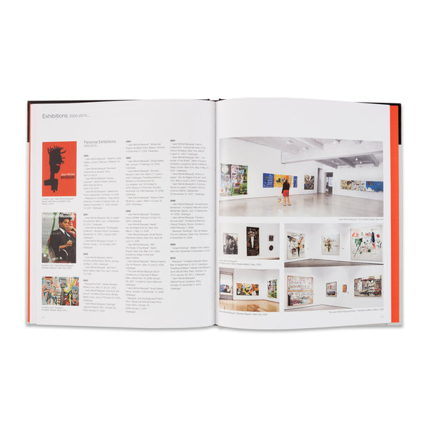 Interior spread of of Volume 3, Jean-Michel Basquiat catalogue raisonné