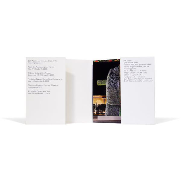Interior of Jeff Koons: Split-Rocker Notecard Set