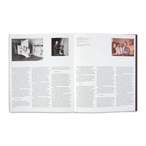 Interior spread of the book Caro and North American Painters