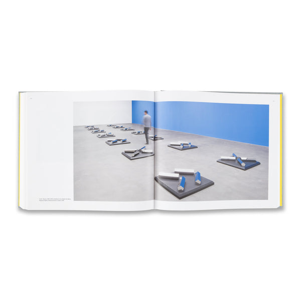 Interior spread of the book Walter De Maria: The Object, the Action, the Aesthetic Feeling