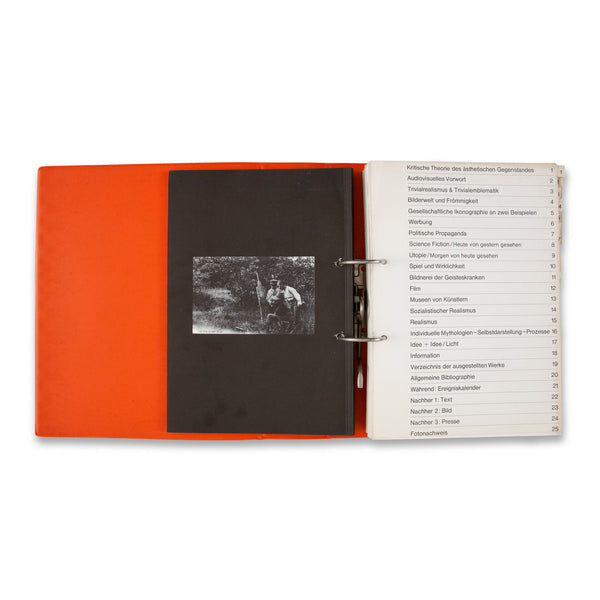 Interior spread of book Documenta 5