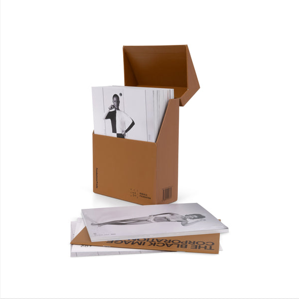 Theaster Gates: The Black Image Corporation rare book with box open