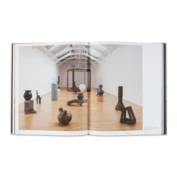 Interior spread of the book Theaster Gates: Young Lords and Their Traces