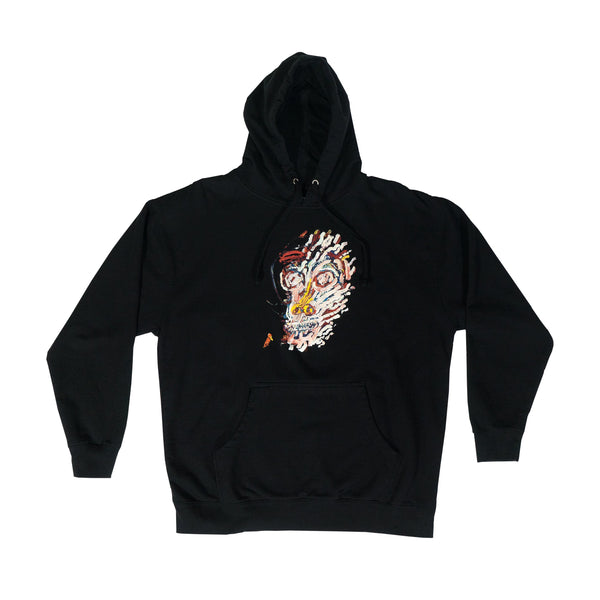 Mark Grotjahn: Skull hoodie in black