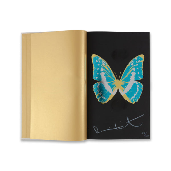 Interior spread of the rare book Cover of the Damien Hirst: The Souls